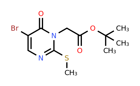CAS 308276-66-6 | tert-Butyl 5-bromo-2-(methylthio)-6-oxopyrimidine-1-acetate