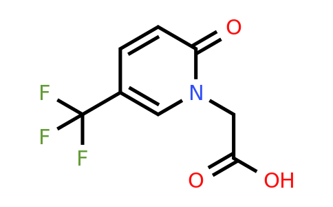 CAS 308294-33-9 | 2-[2-oxo-5-(trifluoromethyl)-1,2-dihydropyridin-1-yl]acetic acid