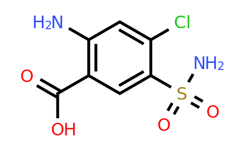 CAS 3086-91-7 | 2-Amino-4-chloro-5-sulfamoylbenzoic acid