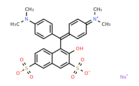 CAS 3087-16-9 | Sodium 4-((4-(dimethylamino)phenyl)(4-(dimethyliminio)cyclohexa-2,5-dien-1-ylidene)methyl)-3-hydroxynaphthalene-2,7-disulfonate