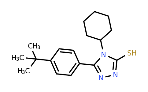 CAS 309272-76-2 | 5-(4-tert-butylphenyl)-4-cyclohexyl-4H-1,2,4-triazole-3-thiol