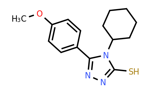 CAS 309272-77-3 | 4-cyclohexyl-5-(4-methoxyphenyl)-4H-1,2,4-triazole-3-thiol