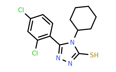 CAS 309280-99-7 | 4-cyclohexyl-5-(2,4-dichlorophenyl)-4H-1,2,4-triazole-3-thiol
