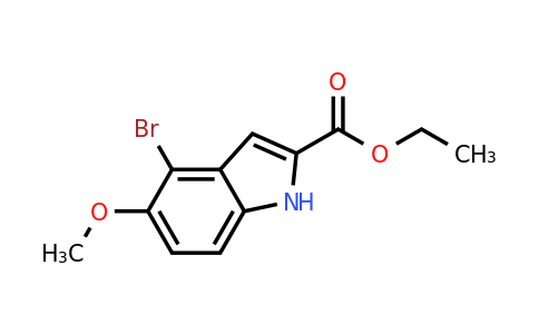 CAS 30933-69-8 | Ethyl 4-Bromo-5-methoxy-1H-indole-2-carboxylate