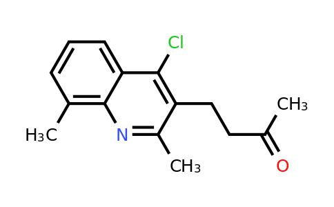 CAS 309721-18-4 | 4-(4-Chloro-2,8-dimethylquinolin-3-yl)butan-2-one