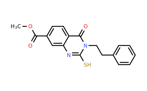 CAS 309750-70-7 | methyl 4-oxo-3-(2-phenylethyl)-2-sulfanyl-3,4-dihydroquinazoline-7-carboxylate