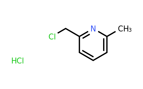 2-(Chloromethyl)-6-methylpyridine hydrochloride