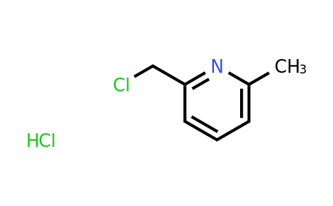 CAS 3099-30-7 | 2-(Chloromethyl)-6-methylpyridine hydrochloride