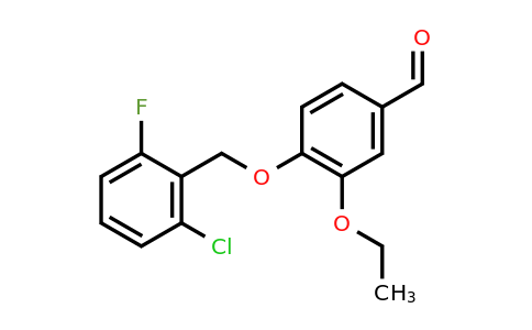 CAS 309936-80-9 | 4-[(2-chloro-6-fluorophenyl)methoxy]-3-ethoxybenzaldehyde