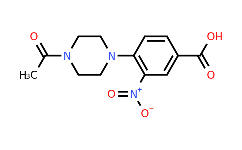 CAS 309943-00-8 | 4-(4-acetylpiperazin-1-yl)-3-nitrobenzoic acid