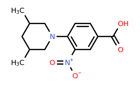 CAS 309943-10-0 | 4-(3,5-dimethylpiperidin-1-yl)-3-nitrobenzoic acid