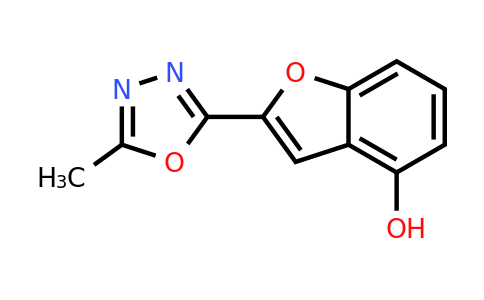 CAS 310390-91-1 | 2-(5-methyl-1,3,4-oxadiazol-2-yl)-1-benzofuran-4-ol