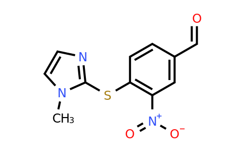 CAS 311322-41-5 | 4-[(1-methyl-1H-imidazol-2-yl)sulfanyl]-3-nitrobenzaldehyde