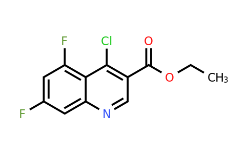 CAS 311346-69-7 | Ethyl 4-chloro-5,7-difluoroquinoline-3-carboxylate