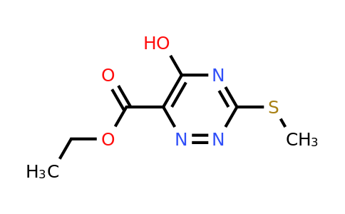 CAS 31143-85-8 | Ethyl 5-hydroxy-3-(methylthio)-1,2,4-triazine-6-carboxylate
