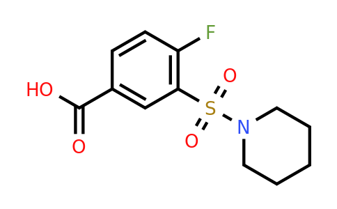 CAS 311785-51-0 | 4-fluoro-3-(piperidine-1-sulfonyl)benzoic acid
