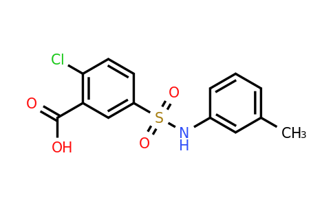 CAS 311800-51-8 | 2-chloro-5-[(3-methylphenyl)sulfamoyl]benzoic acid