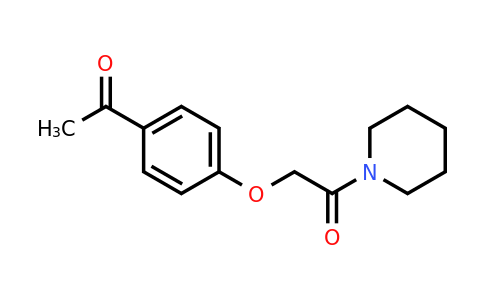 CAS 31188-99-5 | 2-(4-acetylphenoxy)-1-(piperidin-1-yl)ethan-1-one