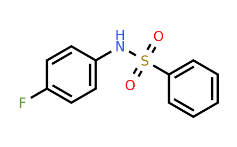 CAS 312-63-0 | N-(4-Fluorophenyl)benzenesulfonamide