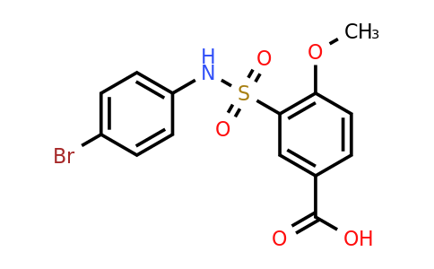 CAS 312274-98-9 | 3-[(4-bromophenyl)sulfamoyl]-4-methoxybenzoic acid