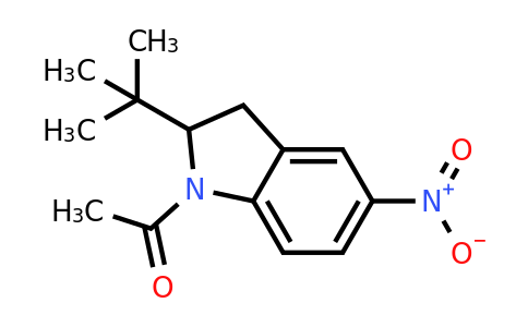 CAS 312306-34-6 | 1-(2-(tert-Butyl)-5-nitroindolin-1-yl)ethanone