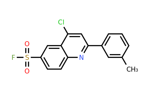 CAS 31241-75-5 | 4-Chloro-2-(m-tolyl)quinoline-6-sulfonyl fluoride