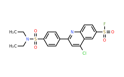 CAS 31242-12-3 | 4-Chloro-2-(4-(N,N-diethylsulfamoyl)phenyl)quinoline-6-sulfonyl fluoride