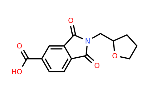 CAS 312498-19-4 | 1,3-Dioxo-2-((tetrahydrofuran-2-yl)methyl)isoindoline-5-carboxylic acid