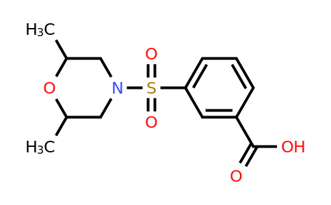 CAS 312532-21-1 | 3-[(2,6-dimethylmorpholin-4-yl)sulfonyl]benzoic acid