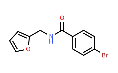 CAS 312587-75-0 | 4-Bromo-N-(furan-2-ylmethyl)benzamide