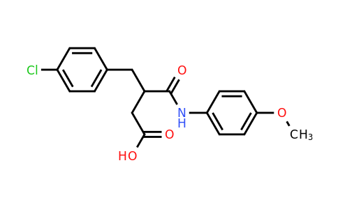 CAS 312608-46-1 | 3-(4-Chlorobenzyl)-4-((4-methoxyphenyl)amino)-4-oxobutanoic acid