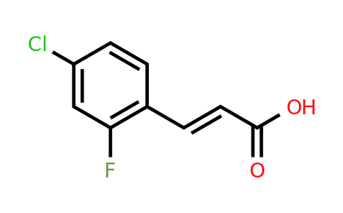 CAS 312693-55-3 | (2E)-3-(4-chloro-2-fluorophenyl)prop-2-enoic acid