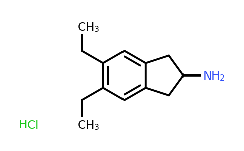 CAS 312753-53-0 | 5,6-diethyl-2,3-dihydro-1H-inden-2-amine hydrochloride