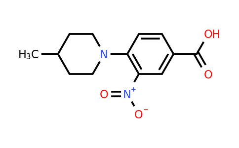 CAS 312921-75-8 | 4-(4-methylpiperidin-1-yl)-3-nitrobenzoic acid