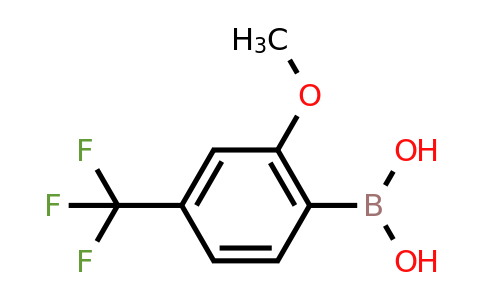 CAS 312936-89-3 | 2-Methoxy-4-(trifluoromethyl)-phenylboronic acid