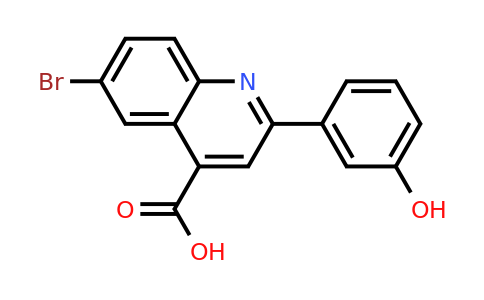 CAS 313241-30-4 | 6-Bromo-2-(3-hydroxyphenyl)quinoline-4-carboxylic acid