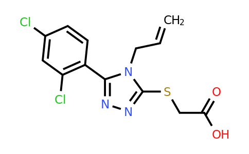 CAS 313251-00-2 | 2-{[5-(2,4-dichlorophenyl)-4-(prop-2-en-1-yl)-4H-1,2,4-triazol-3-yl]sulfanyl}acetic acid