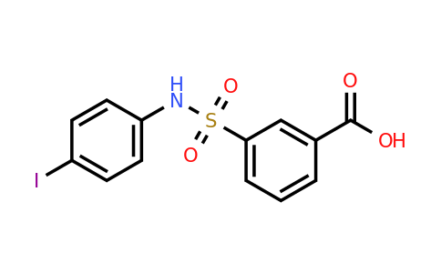 CAS 313259-10-8 | 3-[(4-iodophenyl)sulfamoyl]benzoic acid