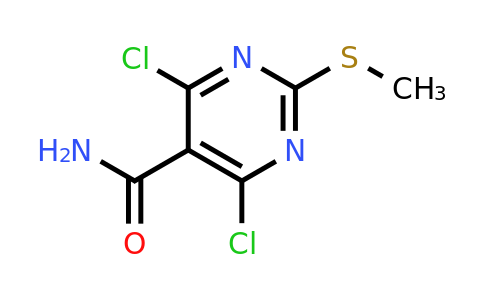 CAS 313339-36-5 | 4,6-Dichloro-2-(methylthio)pyrimidine-5-carboxamide