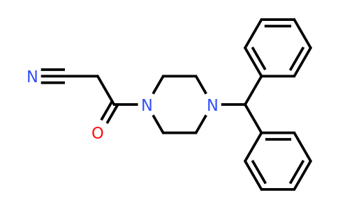CAS 313386-55-9 | 3-[4-(diphenylmethyl)piperazin-1-yl]-3-oxopropanenitrile