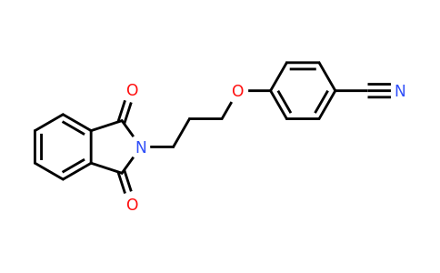 CAS 313476-81-2 | 4-(3-(1,3-Dioxoisoindolin-2-yl)propoxy)benzonitrile