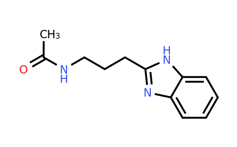 CAS 313508-78-0 | N-[3-(1H-1,3-Benzodiazol-2-yl)propyl]acetamide