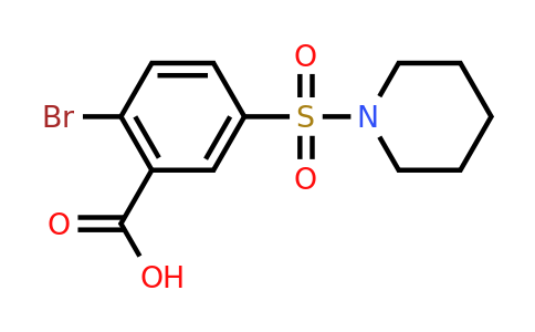 CAS 313685-63-1 | 2-bromo-5-(piperidine-1-sulfonyl)benzoic acid