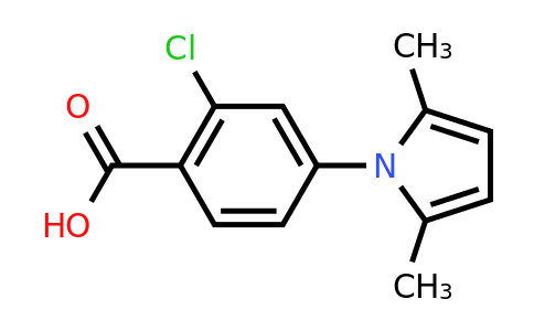 CAS 313701-79-0 | 2-Chloro-4-(2,5-dimethyl-1H-pyrrol-1-yl)benzoic acid
