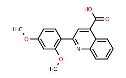 CAS 313704-08-4 | 2-(2,4-Dimethoxyphenyl)quinoline-4-carboxylic acid