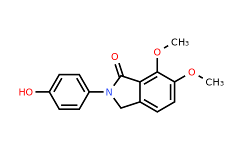 CAS 313705-04-3 | 2-(4-Hydroxyphenyl)-6,7-dimethoxyisoindolin-1-one
