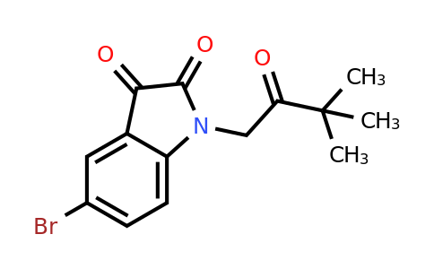 CAS 314026-21-6 | 5-Bromo-1-(3,3-dimethyl-2-oxobutyl)indoline-2,3-dione