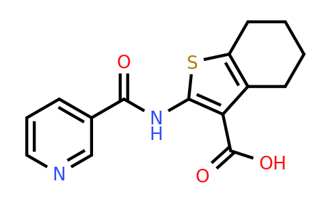 CAS 314032-09-2 | 2-(Pyridine-3-amido)-4,5,6,7-tetrahydro-1-benzothiophene-3-carboxylic acid