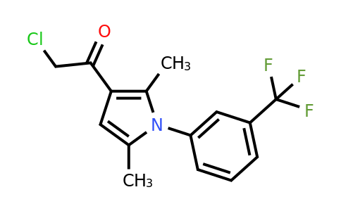 CAS 314245-30-2 | 2-Chloro-1-(2,5-dimethyl-1-(3-(trifluoromethyl)phenyl)-1H-pyrrol-3-yl)ethanone