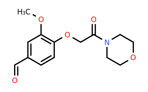 CAS 31438-76-3 | 3-methoxy-4-[2-(morpholin-4-yl)-2-oxoethoxy]benzaldehyde